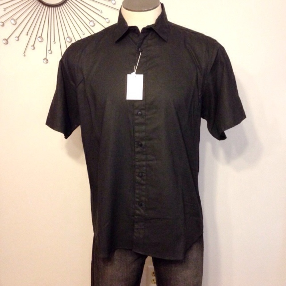 Platino Linen Blend Short Sleeve Shirt